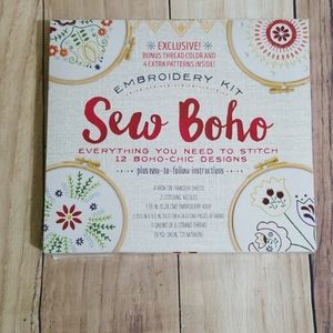NIB Sew Boho Embroidery kit